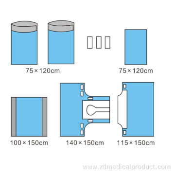 100% Impermeable Gynecology-Set Surgical Drapes